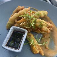 Flores tempura at FOREVER in Mexico City