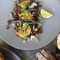 Al pastor tacos   at FOREVER in Mexico City