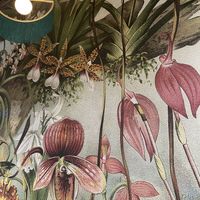 Indoor seating artwork  at FOREVER in Mexico City