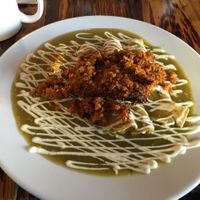 Enchuladas con chorizo at FOREVER in Mexico City