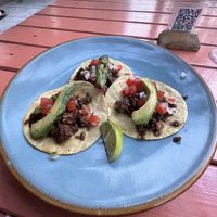 Tacos de ribeye beyond  at FOREVER in Mexico City