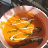 Sopa de tomate rostizado at FOREVER in Mexico City