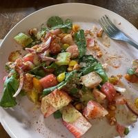 Feta Watermelon Salad. Delicious!  at FOREVER in Mexico City