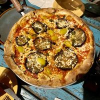 Parmesiana pizza  at FOREVER in Mexico City