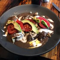 Enfrijoladas at FOREVER in Mexico City
