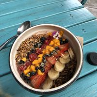 Açaí bowl at FOREVER in Mexico City
