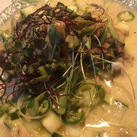 Vegan ceviche with mushrooms. Delicious ! at FOREVER in Mexico City
