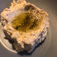Fresh hummus and crispy pitta. Delicious 💚 at FOREVER in Mexico City