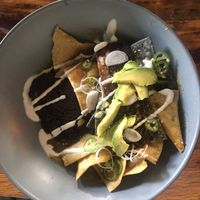 Chilaquiles at FOREVER in Mexico City