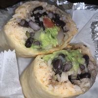 Burrito! Vegan style  at Mexican Kitchen in New Paltz