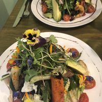 Salad at Organika in Cusco