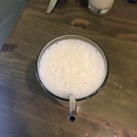 White coca juice  at Organika in Cusco
