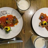 Ravioli at Organika in Cusco