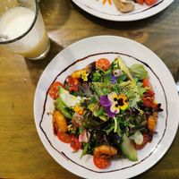Salad at Organika in Cusco