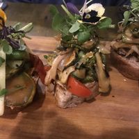 Starter - cheese can be removed as in the right and middle version  at Organika in Cusco