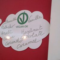 Sabores disponíveis  at Gelados Fragoleto in Lisbon