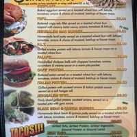 menu at Daisy's Catering Cafe in South Holland
