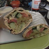 Dry falafel at Falafel House in Towson