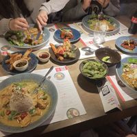 Family meal  at Wagamama in Canterbury
