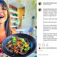 Fun food on vegan tour at TLVEG Tours in Tel Aviv
