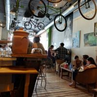 sights at Recyclo Bike Cafe in Malaga