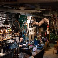   at Recyclo Bike Cafe in Malaga