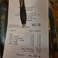  at Recyclo Bike Cafe in Malaga