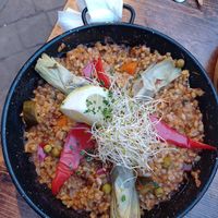 Paella vegana at Vegetalia - Born in Barcelona