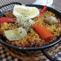 Vegan paella at Vegetalia - Born in Barcelona