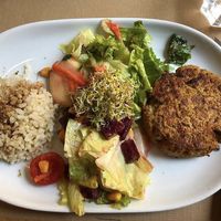 Vegan burger at Vegetalia - Born in Barcelona