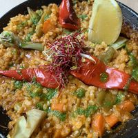 Vegan Paella- utterly mouth watering   at Vegetalia - Born in Barcelona