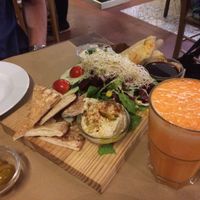 Pica pica 'VEGETALIA' selection of starters at Vegetalia - Born in Barcelona