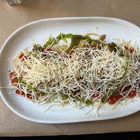 Heura and vegetables, sauce was quite bland   at Vegetalia - Born in Barcelona