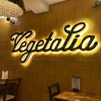 Vegetalia sign inside  at Vegetalia - Born in Barcelona