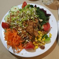 Starter salad (vegan) at Vegetalia - Born in Barcelona