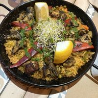 Combined Heura Paella - to share for two people   at Vegetalia - Born in Barcelona