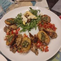 No pollo provenzal, salsa criolla at Vegetalia - Born in Barcelona