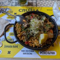 Paella at Vegetalia - Born in Barcelona
