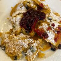 Kaisermarren vegani at Rifugio Vajolet in Vigo Di Fassa