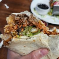 the amazing burrito at Camino Real Kitchen and Tequila in Bakersfield