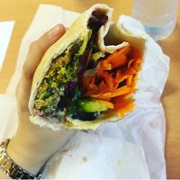 Falafel wrap at Fanoush Salad Bar - London Rd in Sheffield