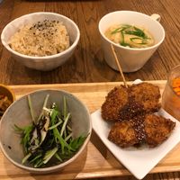 Japanese breakfast - vegan  at Apprivoiser Whole Food Cafe in Kyoto