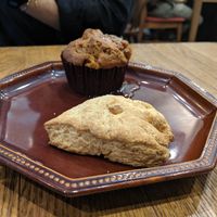 Muffin and scone at Apprivoiser Whole Food Cafe in Kyoto