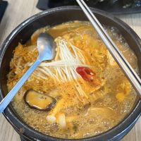 Budae jigae small 9/10  at The Boneless Kitchen - 无骨厨房 in Central Singapore