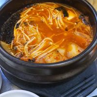 Soondubu jjigae. at The Boneless Kitchen - 无骨厨房 in Central Singapore