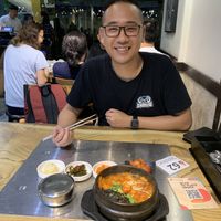 Kimchi and tofu soup at The Boneless Kitchen - 无骨厨房 in Central Singapore