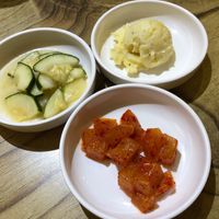 Side dishes at The Boneless Kitchen - 无骨厨房 in Central Singapore
