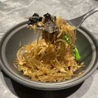 Glass vermicelli with truffle  at elemen 元素 - Millenia Walk in Central Singapore