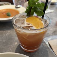 Peach osmanthus tea #Veganuary at elemen 元素 - Millenia Walk in Central Singapore