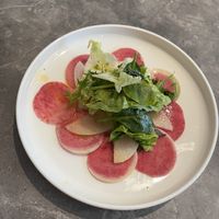 Watermelon radish and pear salad #Veganuary at elemen 元素 - Millenia Walk in Central Singapore